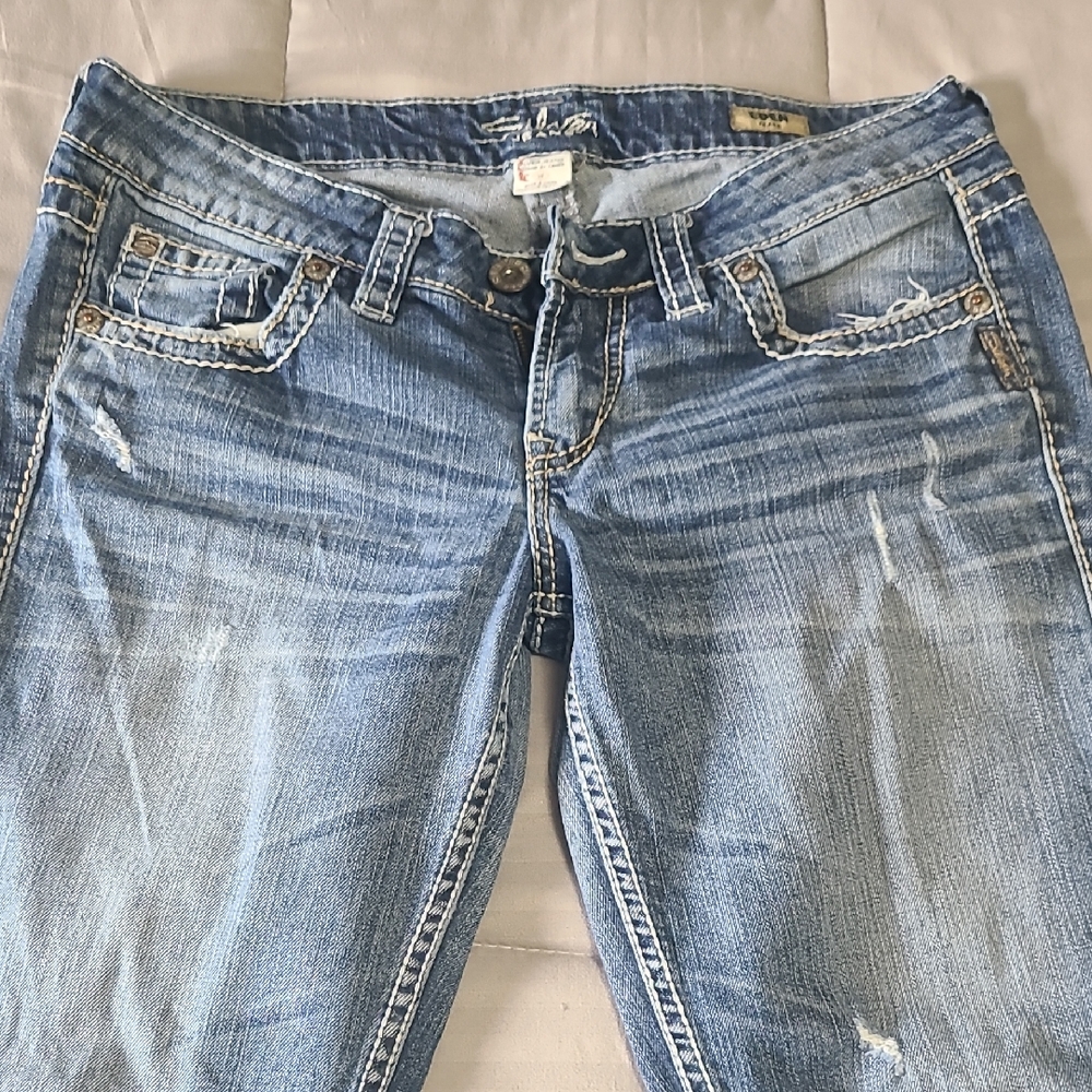 Silver Jeans Blue Straight Leg Denim